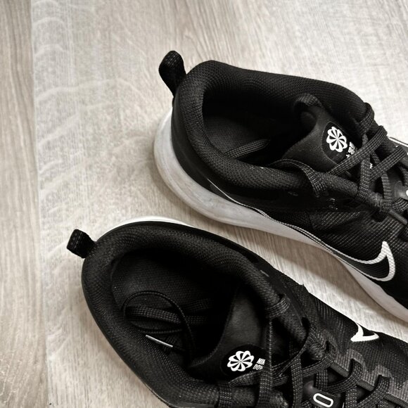 Nike Downshifter 12 Shoes Mens Size 11 Wide Black White Road Running DM4194-001 - Picture 7 of 13